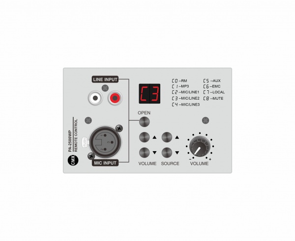 Remote Control Panel  PA-4500WP