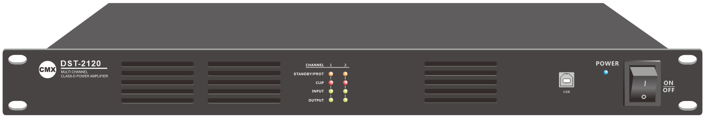 DST-2120 DST-2240 DST-2350 DST-2500 2-Channel Amplifiers with DSP Processor
