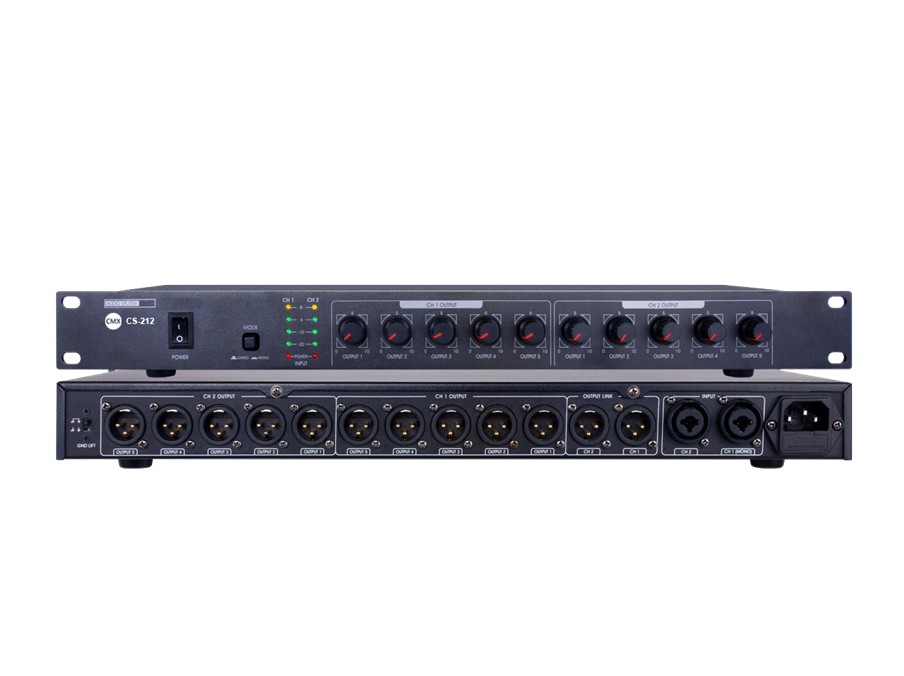 12 Channel Signal Distributor/Signal Splitter CS-212 Pro Sound System Solutions